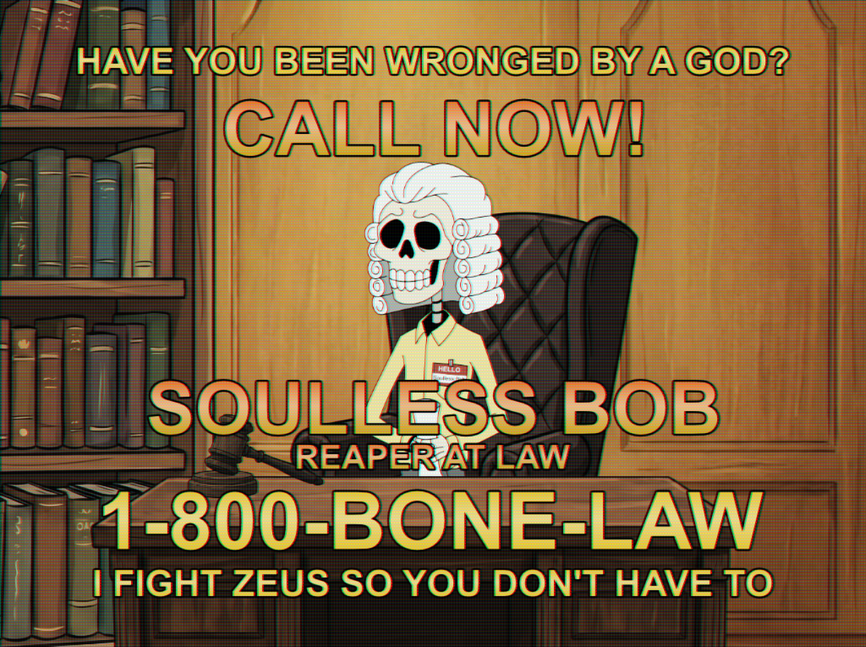 Soulless Bob: Reaper at Law